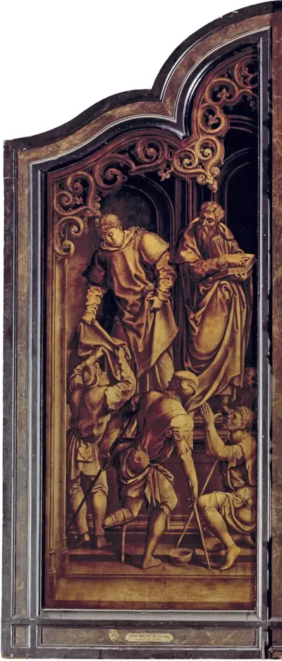 Saint Martin and Saint Mark av Bernard van Orley