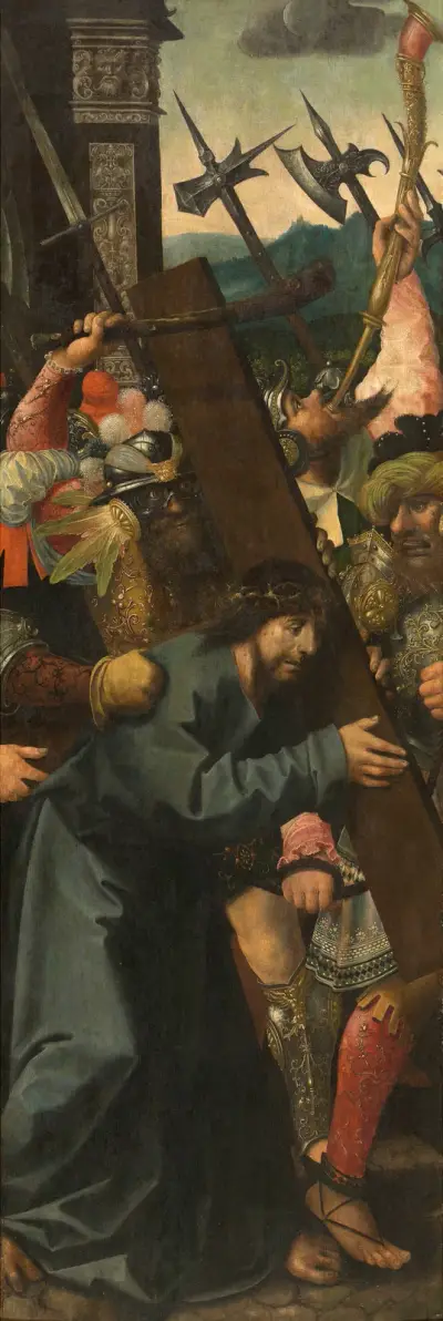 The Bearing of the Cross av Bernard van Orley