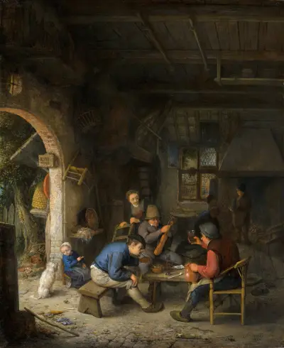Chłopi w gospodzie, Adriaen van Ostade