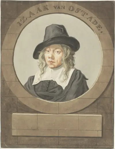 Portret Isaaka van Ostade, Adriaen van Ostade