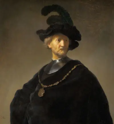 Old Man with a Gold Chain av Rembrandt van Rijn