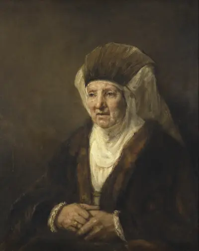 Portrait of an Old Woman, Rembrandt van Rijn