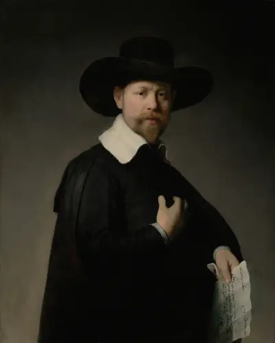 Portrait of Marten Looten av Rembrandt van Rijn