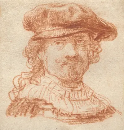 Self-Portrait, 1637 av Rembrandt van Rijn