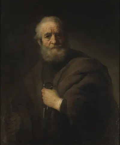 St Peter av Rembrandt van Rijn