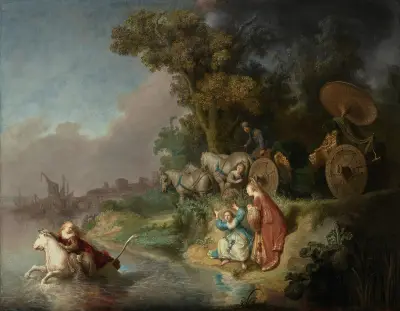 The Abduction of Europa av Rembrandt van Rijn