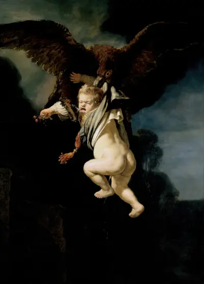 The Abduction of Ganymede av Rembrandt van Rijn