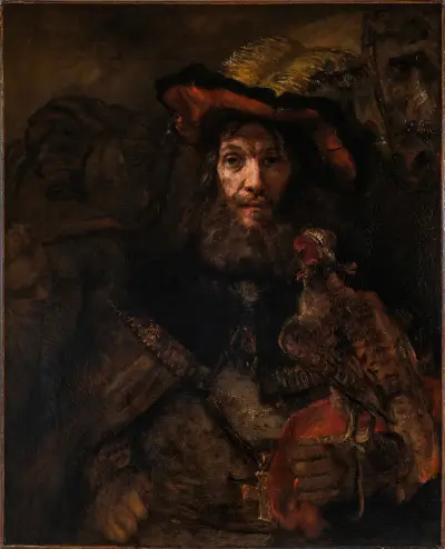 The Knight with the Falcon av Rembrandt van Rijn