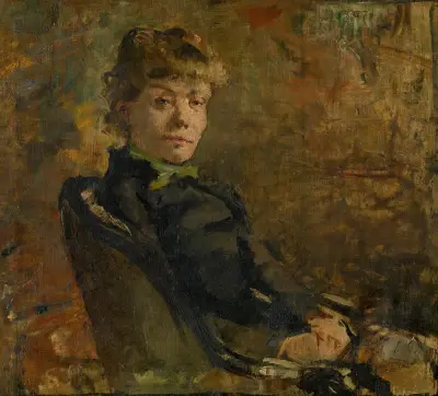 Madame Constantin Meunier av Theo van Rysselberghe