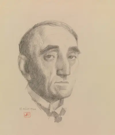 Self-Portrait av Theo van Rysselberghe