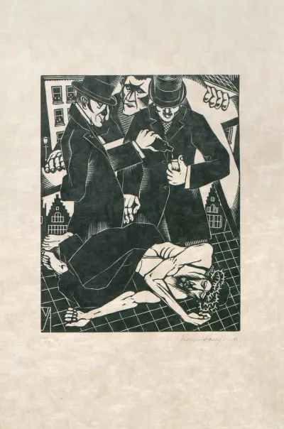 De Kruisweg Pl.7 av Henri Van Straten