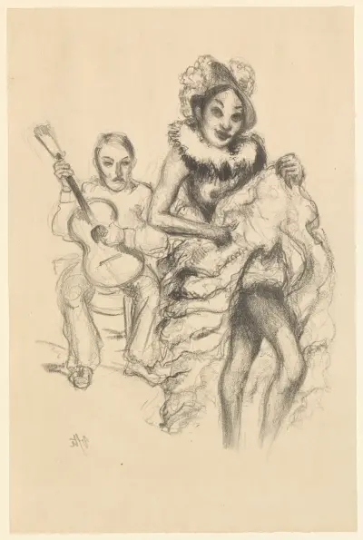 Exotische danseres av Henri Van Straten