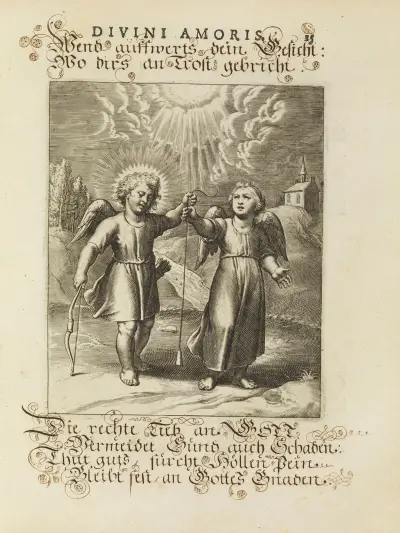 Amoris divini emblemata Pl.05 av Otto van Veen