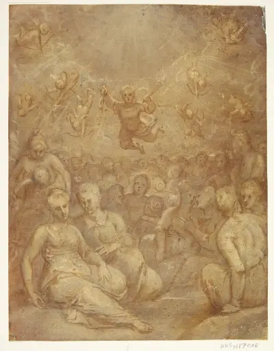 Mytologisk scene – nr 1 av Otto van Veen