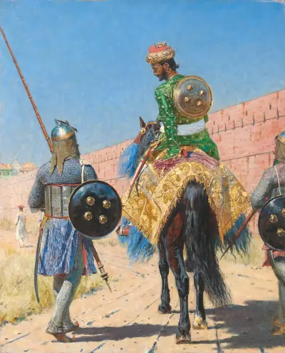 Jeździec w Jaipur, Vasily Vereshchagin