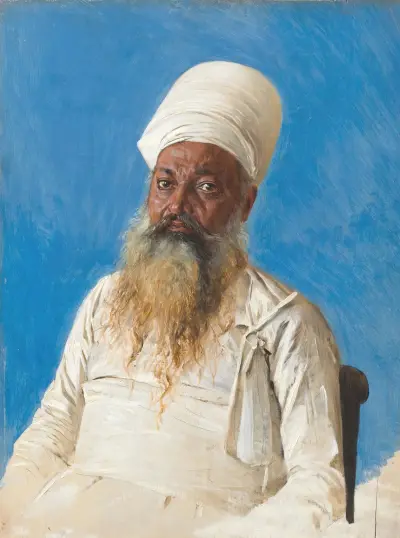 Parsyjski kapłan (czciciel ognia). Bombaj, Vasily Vereshchagin
