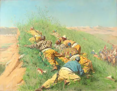 Na zwiadach, Vasily Vereshchagin