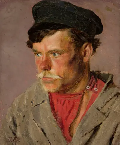 Studium głowy chłopa, Vasily Vereshchagin