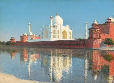 Mauzoleum Tadż Mahal, Agra, Vasily Vereshchagin