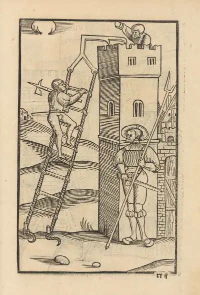 Vier Bücher der Ritterschafft Pl.109 von Flavius Vegetius Renatus