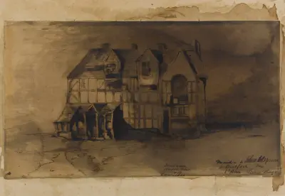 Maison de Shakespeare à Stratford sur l’Avon av Victor Hugo