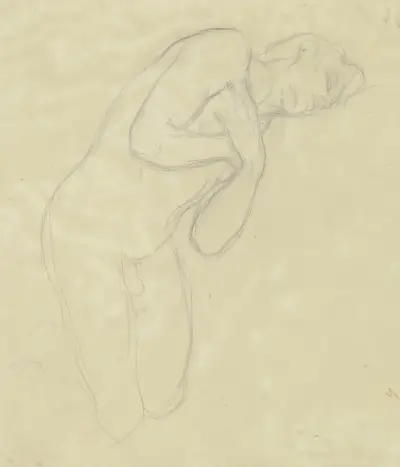 Die Richard III. heimsuchende Prinzessin Anne, als männlicher Akt, Victor Müller
