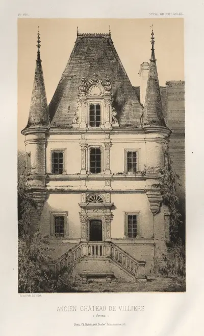 Ancien Chateau de Villiers (Somme) von Victor Petit