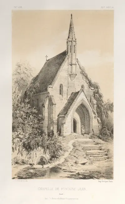 Chapelle de Fontaine-Jean (Loiret) von Victor Petit