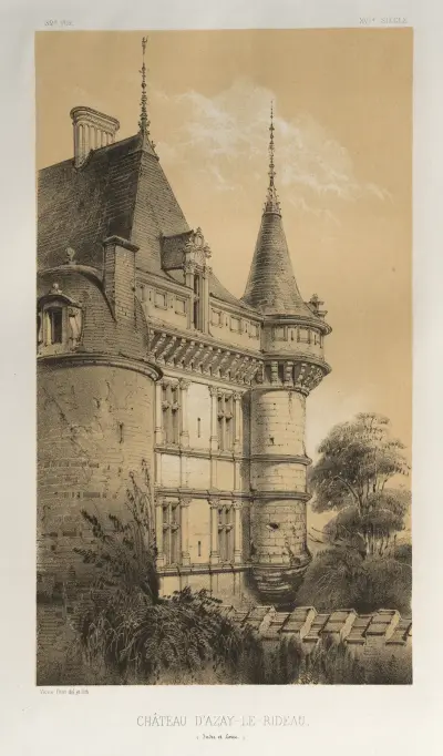 Château D’Azay-Le-Rideau (Indre et Loire) von Victor Petit