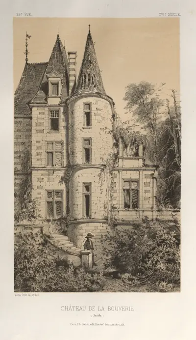 Chateau De La Bouverie (Sarthe) von Victor Petit