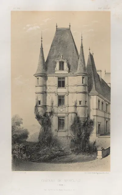 Château De Marchais (Aisne) von Victor Petit
