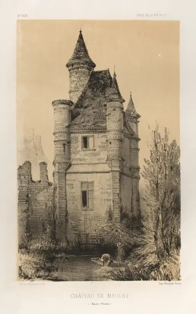 Chateau De Maulny (Haute-Marne) von Victor Petit