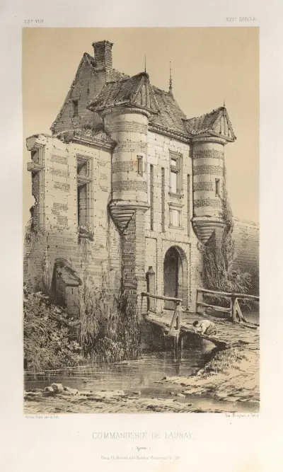 Commanderie De Launay (Yonne) von Victor Petit