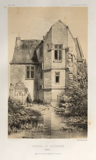 Manoir De Sousmont (Calvados) von Victor Petit