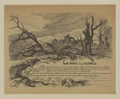 La voix des ruines av Victor Prouvé