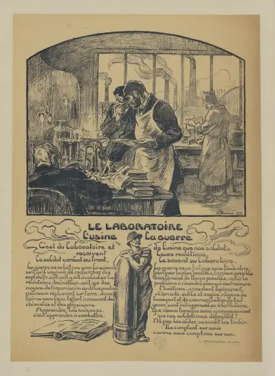 Le laboratoire, l’usine, la guerre av Victor Prouvé
