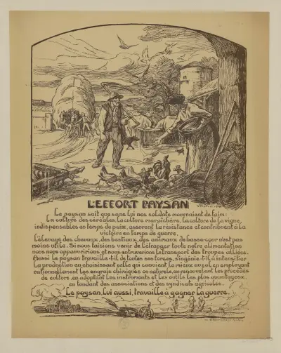L’effort paysan av Victor Prouvé