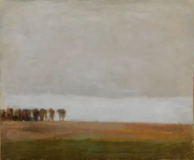 View of Jægersborg Allé. Gentofte, North of Copenhagen av Vilhelm Hammershøi
