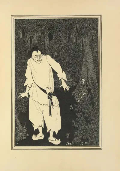 Ali Baba in the Wood, 1897 av Aubrey Vincent Beardsley