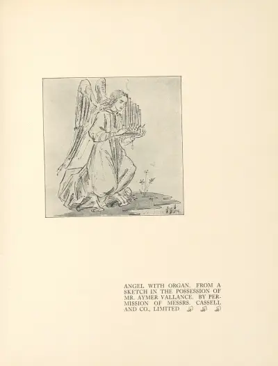 Angel With Organ av Aubrey Vincent Beardsley