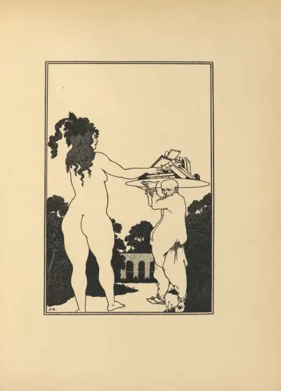 Aubrey Beardsley’s Book Plate av Aubrey Vincent Beardsley