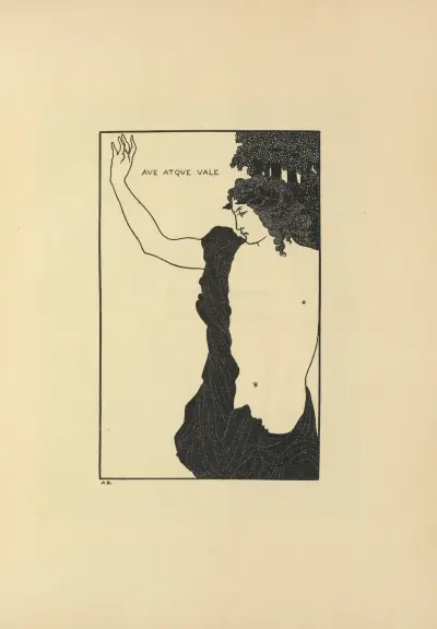 Ave Atque Vale; Catull, Carmen CXI von Aubrey Vincent Beardsley