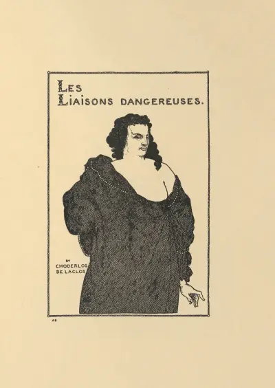 Count Valmont. ‘Les Liaisons Dangereuses’. From ‘The Savoy’ No.8 av Aubrey Vincent Beardsley