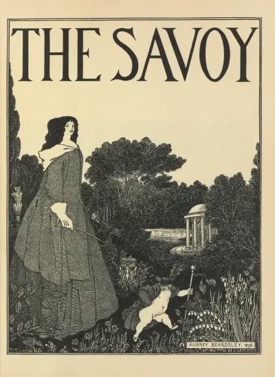 Cover Design for No. 1 of ‘The Savoy’ av Aubrey Vincent Beardsley