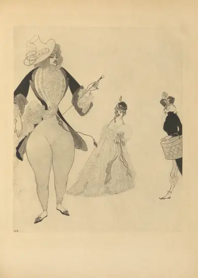 D’albert In Search of Ideals. From ‘Mademoiselle De Maupin’ av Aubrey Vincent Beardsley