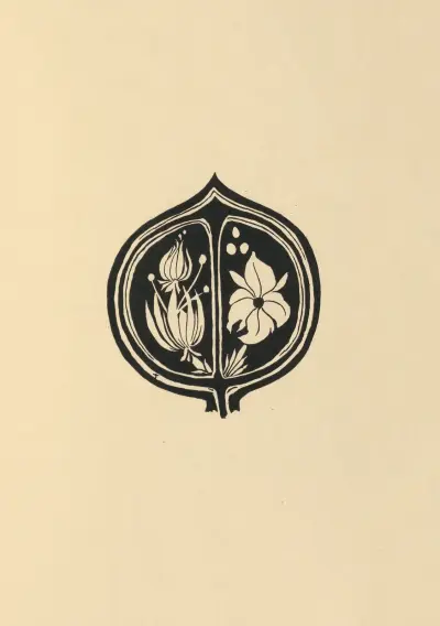 Design vom Cover von Aubrey Beardsleys Exemplar von 'Tristan und Isolde' – Nr. 2 von Aubrey Vincent Beardsley