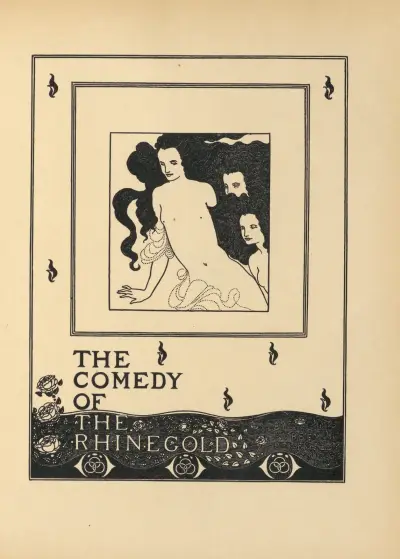 Frontispiece To The Comedy of ‘Das Rheingold’. From ‘The Savoy’ No.8 av Aubrey Vincent Beardsley