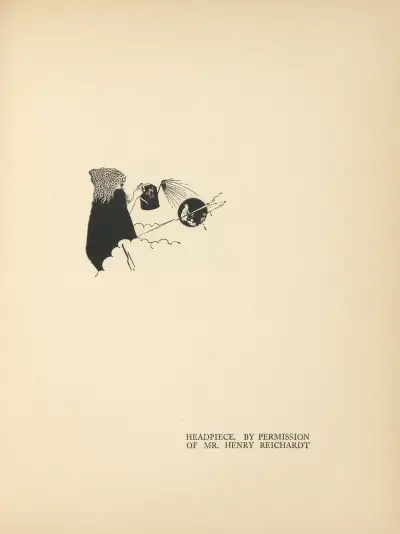 Winieta, nr 1, Aubrey Vincent Beardsley