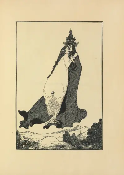 Saint Rose of Lima From No. 2 of ‘The Savoy’ av Aubrey Vincent Beardsley