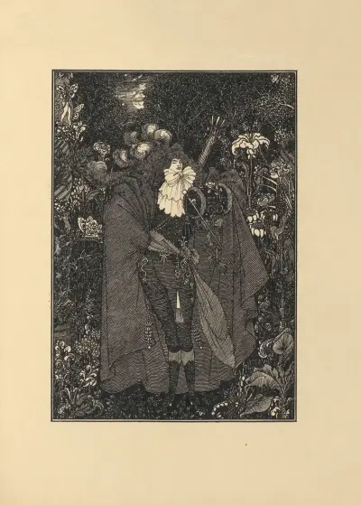 Der Abbé. Aus 'The Savoy' Nr. 1 von Aubrey Vincent Beardsley